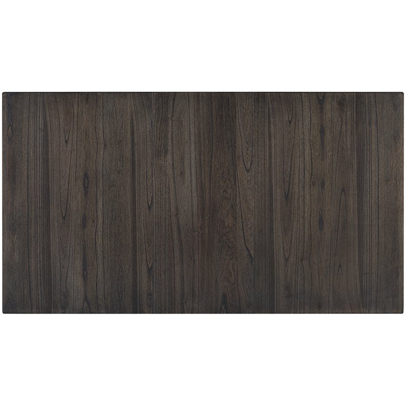 Crosley Furniture Hayden Wood Butterfly Leaf Trestle Dining Table in Slate