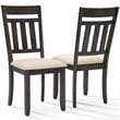 Crosley Furniture Hayden Wood 6 Piece Butterfly Leaf Trestle Dining Set in Slate