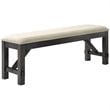 Crosley Furniture Hayden Wood 6 Piece Butterfly Leaf Trestle Dining Set in Slate