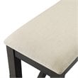 Crosley Furniture Hayden Wood 6 Piece Butterfly Leaf Trestle Dining Set in Slate