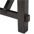 Crosley Furniture Hayden Wood 6 Piece Butterfly Leaf Trestle Dining Set in Slate