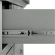 Crosley Furniture Julia MDF Wood/Birch Veneer Top Kitchen Island in Gray