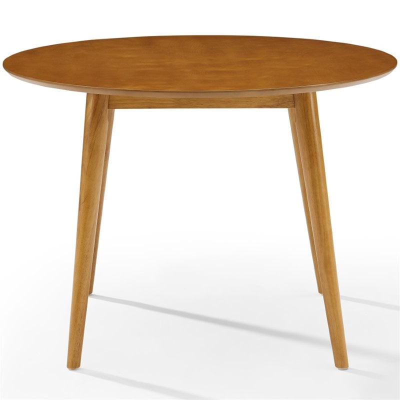 Crosley Furniture Landon Wood Round Dining Table in Acorn Natural