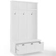 Crosley Furniture Ellison MDF Wood/Birch Veneer Hall Tree in White