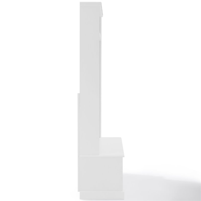 Crosley Furniture Ellison MDF Wood/Birch Veneer Hall Tree in White