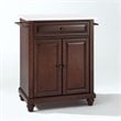 Crosley Furniture Cambridge Wood Granite Top Portable Kitchen Island in Mahogany