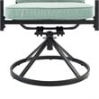 Crosley Furniture Kaplan 7 Piece Metal Outdoor Dining Set in Mist Green