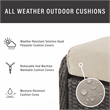 Crosley Kiawah Outdoor Wicker Loveseat in Beige