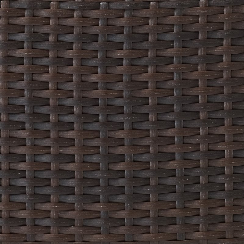 Crosley Kiawah Outdoor Wicker Loveseat in Sangria