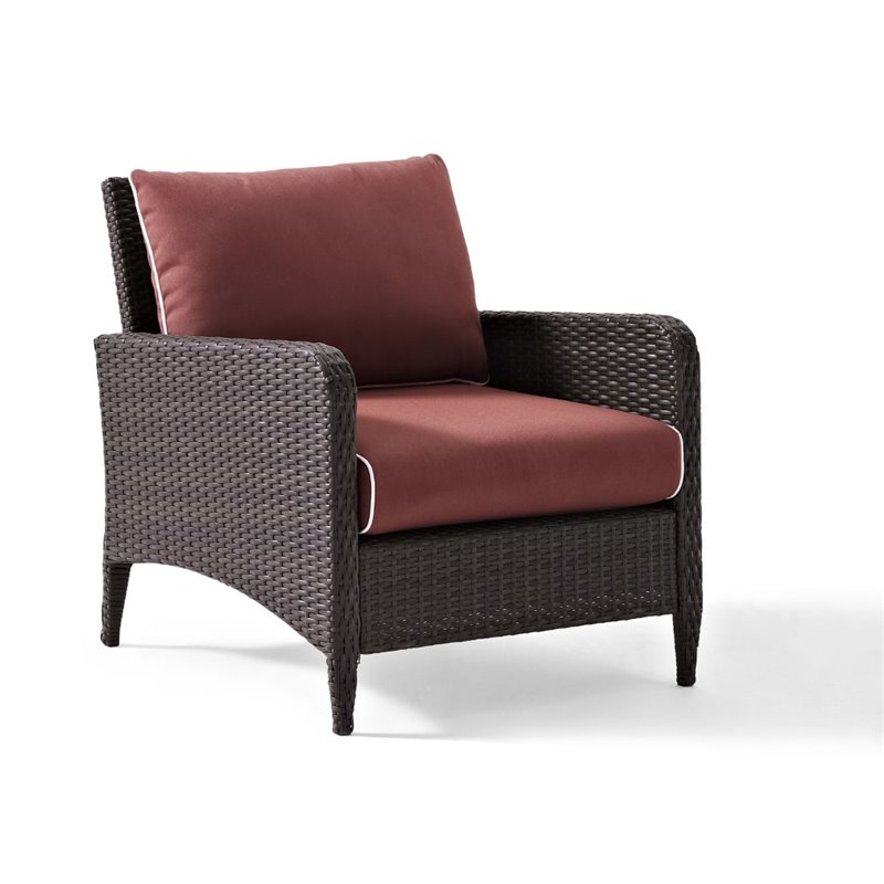 kiawah outdoor wicker arm chair