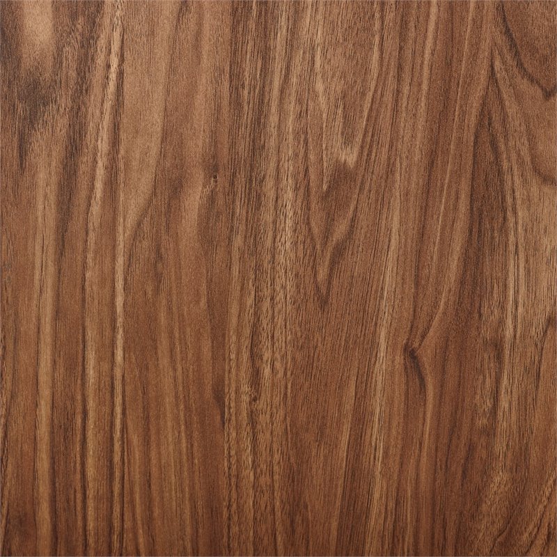 Crosley Furniture Liam 1 Particle Board Wood Drawer End Table in Walnut