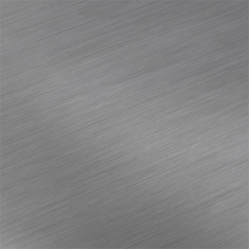 Crosley Chloe Stainless Steel Top Kitchen Cart in Gray