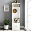 Crosley Furniture Harper Particle Board Wood Hall Tree in White