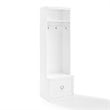Crosley Furniture Harper Particle Board Wood Hall Tree in White