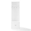 Crosley Furniture Harper Particle Board Wood Hall Tree in White
