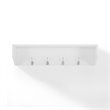 Crosley Furniture Harper MDF Wood Entryway Shelf in White Finish