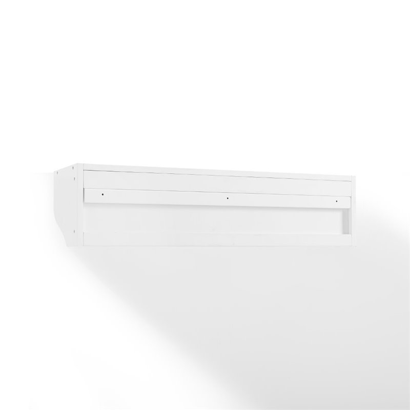 Crosley Furniture Harper MDF Wood Entryway Shelf in White Finish