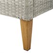 Crosley Furniture Capella Outdoor Wicker / Rattan 2 Piece Chair Set in Gray