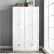 Crosley Furniture Harper 2-Piece Engineered Wood Entryway Set in White