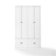 Crosley Furniture Harper 2-Piece Engineered Wood Entryway Set in White
