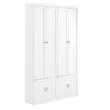 Crosley Furniture Harper 2-Piece Engineered Wood Entryway Set in White