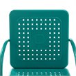 Crosley Furniture Bates 5 Piece Metal Outdoor Dining Set in Turquoise Gloss