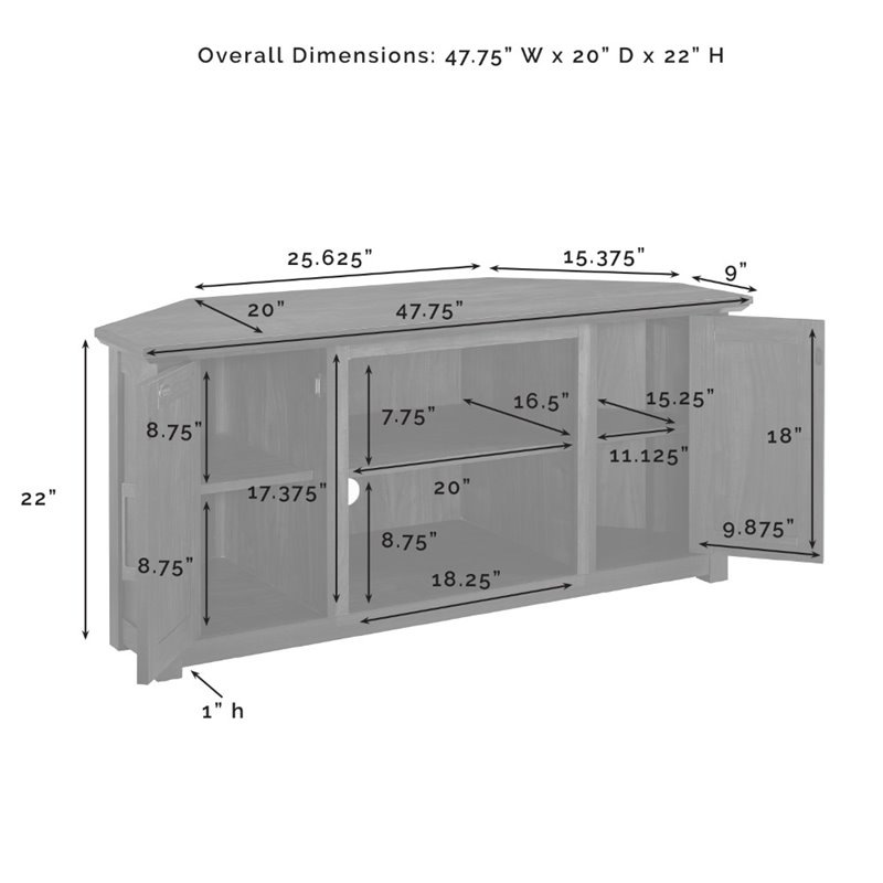 Crosley Furniture Camden 48