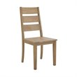 Crosley Furniture Joanna Farmhouse Wood Dining Chair in Rustic Brown (Set of 2)