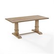 Crosley Furniture Joanna Modern Wood Dining Table in Rustic Brown
