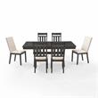 Crosley Furniture Hayden 7-piece Farmhouse Wood Dining Set in Slate/Cream