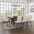 Crosley Furniture Hayden 9-piece Farmhouse Wood Dining Set in Slate/Cream