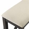 Crosley Furniture Hayden 6-piece Farmhouse Wood Dining Set in Slate/Cream