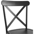 Crosley Furniture Joanna 5-piece Round Wood Dining Set in Matte Black/Brown