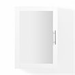 Crosley Furniture Savannah MDF Wood Mirrored Wall Cabinet in White