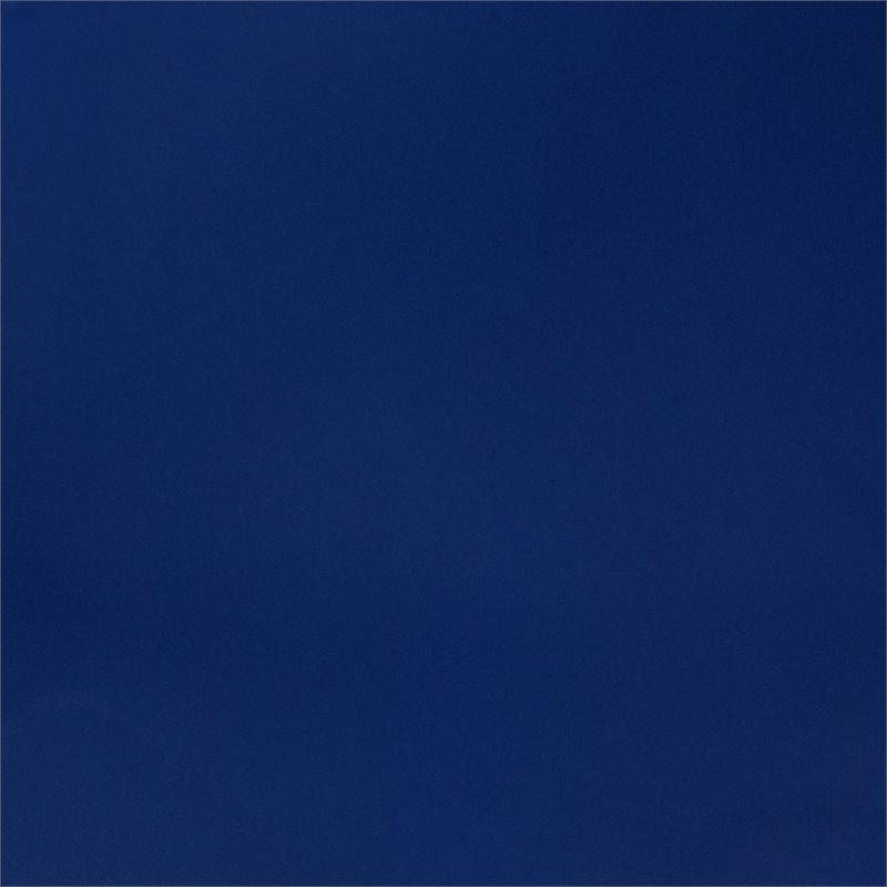 Crosley Furniture Bates Metal Patio Dining Arm Chair in Glossy Navy (Set of 2)