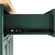 Crosley Furniture Madison Wood Top Kitchen Island Cart in Emerald
