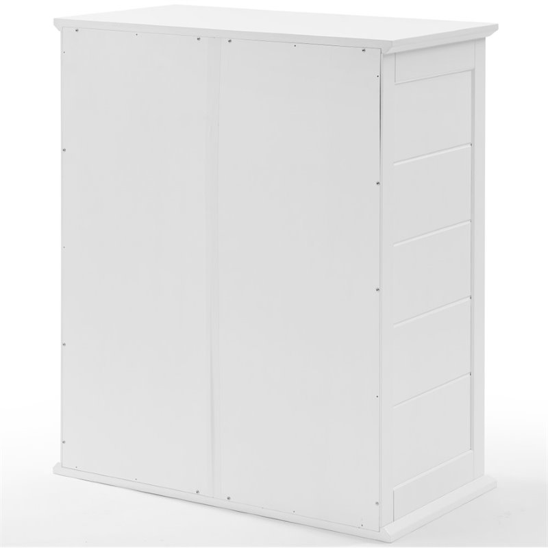 Crosley Furniture Bartlett Wood Stackable Storage Pantry in White