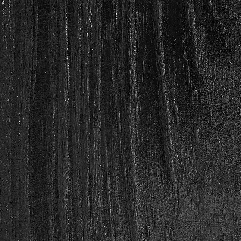 Crosley Furniture Edgewater Wood/Seagrass Dining Chair in Black/Brown (Set of 2)