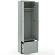 Crosley Furniture Harper Modern Wood/Metal Pantry Closet in Gray