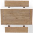 Crosley Furniture Joanna 3-Piece Modern Wood Dining Set in Rustic Brown