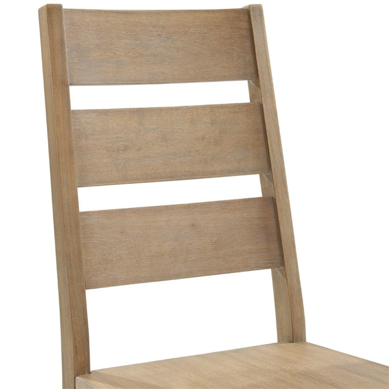 Crosley Furniture Joanna 6-Piece Modern Wood Dining Set in Rustic Brown