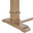 Crosley Furniture Joanna 6-Piece Modern Wood Dining Set in Rustic Brown/Cream