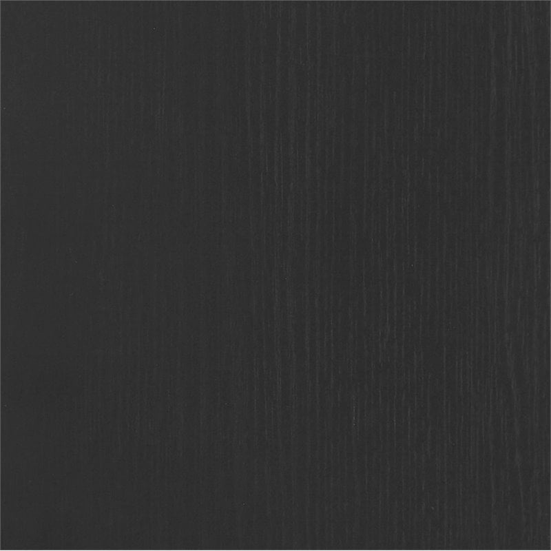Crosley Furniture Liam 6 Cubby Wooden Record Storage Cube Bookcase in Black
