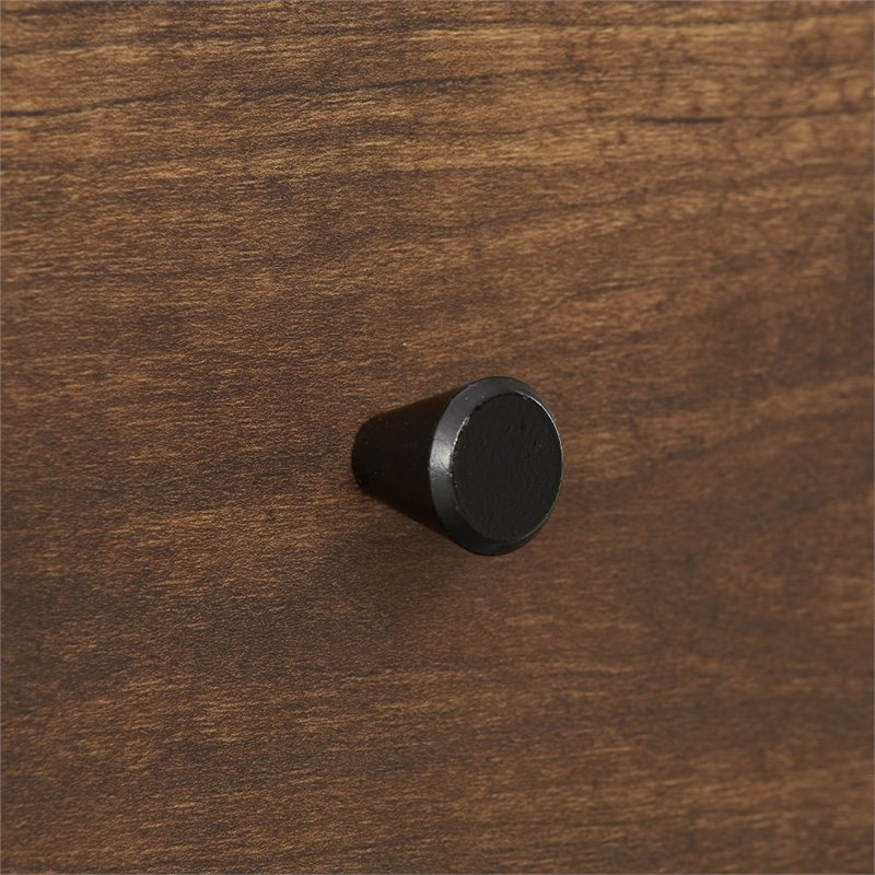 Crosley Furniture Lucas Mid-Century Wood Sideboard Buffet Cabinet in Brown