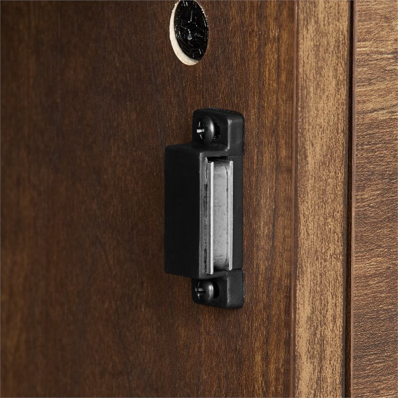 Crosley Furniture Lucas Mid-Century Wood Sideboard Buffet Cabinet in Brown