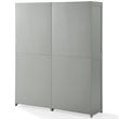 Crosley Furniture Savannah Transitional Tall Wood Pantry in Gray (Set of 2)