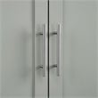 Crosley Furniture Savannah Transitional Tall Wood Pantry in Gray (Set of 2)