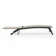 Crosley Furniture Weaver Steel Metal Sling Chaise Lounge in Gray (Set of 2)