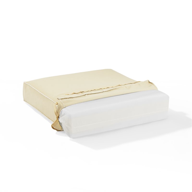 Crosley Furniture Bradenton 5PC Metal Conversation Set with Armchairs Sand/Brown