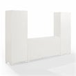 Crosley Furniture Tara 3PC Entertainment Center/Sideboard with Pantry Set White